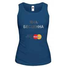 Жіноча майка з написом 