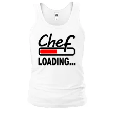 Майка с надписью "chef" шеф-повар