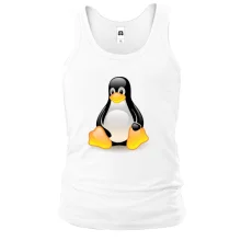 Чоловіча майка з пінгвіном Linux