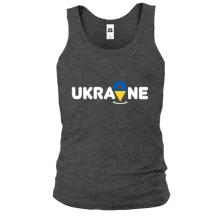 Чоловіча майка з принтом "Локація Україна"