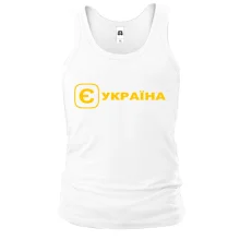 Чоловіча майка з принтом "єУкраїна"