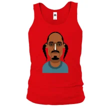 Чоловіча майка зі Snoop Dogg (ілюстрація)