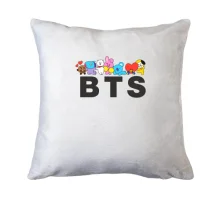Подушка BTS (напис з іконками)