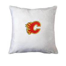 Подушка Calgary Flames с вышитой эмблемой