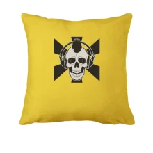 Подушка Череп с наушниками