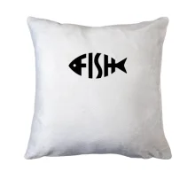 Подушка Fish Word