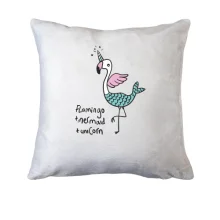 Подушка Flamingo + Mermaid + Unicorn
