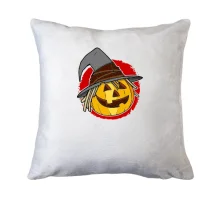 Подушка Halloween Тыква в шляпе