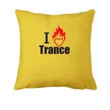 Подушка I love Trance (3)