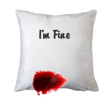 Подушка I'm fine