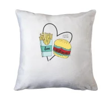 Подушка Love fast food