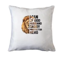 Подушка Man of God, Father and Husband
