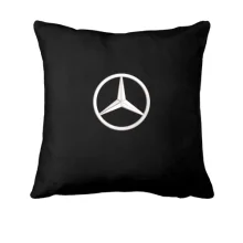 Подушка Mercedes з вишитим логотипом