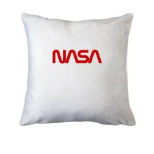 Подушка NASA Worm logo