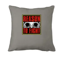 Подушка Reason to fight Череп