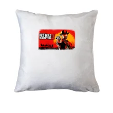 Подушка Red Dead Redemption 2 с Артуром на закате