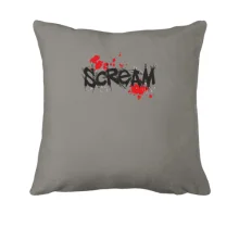Подушка Scream з краплями крові