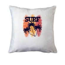 Подушка Surf and Palm trees