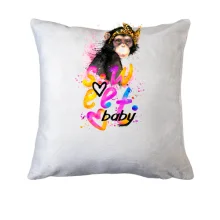 Подушка Sweet baby с обезьянкой