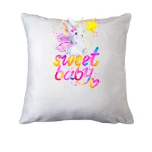 Подушка Sweet baby с зайчиком