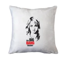 Подушка с Пенни и логотипом The Big Bang Theory