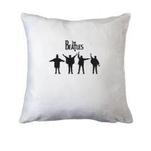 Подушка із силуетами The Beatles у стилі Help!