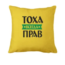 Подушка Тоха всегда прав
