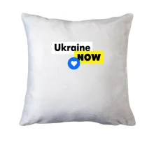 Подушка Ukraine NOW з серцем