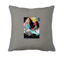 Подушка Woman portrait abstraction