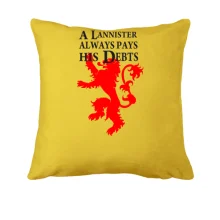 Подушка a lannister always pays his debts