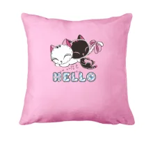 Подушка hello cats