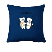 Подушка с котиками love dance