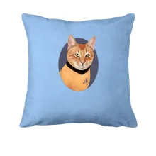 Подушка с котом из Star Trek