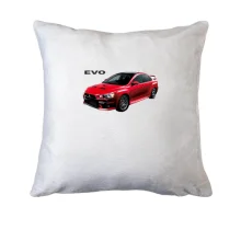 Подушка с лого Mitsubishi EVO