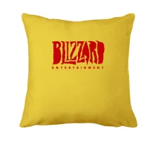 Подушка с логотипом Blizzard