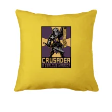 Подушка с постером Crusader