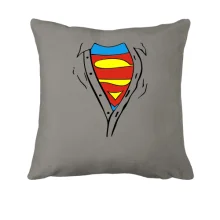 Подушка з розстебнутою сорочкою Superman
