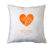 Подушка с сердцем "Home Крым"