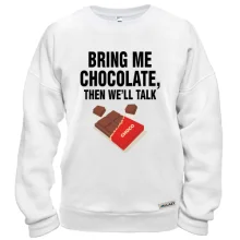 Свитшот Bring me chocolate