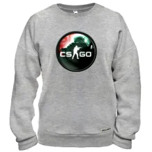 Свитшот с круглой эмблемой CS GO