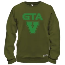 Свитшот GTA V с зелёным логотипом
