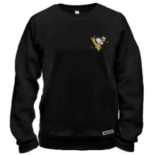 Свитшот Pittsburgh Penguins с вышитой эмблемой (Вышивка)