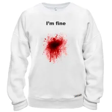 Світшот I'm fine