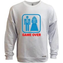 Свитшот без начеса Game over