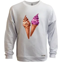 Світшот без начосу Ice Cream Couple