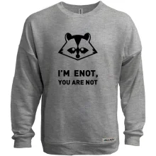 Світшот без начосу I'm Enot