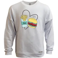 Світшот без начосу Love fast food