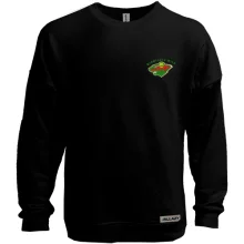 Світшот без начосу з вишитою емблемою Minnesota Wild (Вишивка)