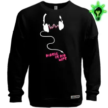 Свитшот без начеса Music