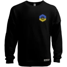 Світшот без начосу Соняшник Peace Ukraine (Вишивка)